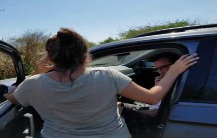 Los autos involucrados fueron llevados a los patios de la CTE en Santa Elena.