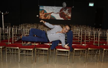 El actor se presentará hasta el sábado en Shapó con un divertido stand up.