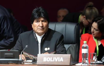 El presidente de Bolivia, Evo Morales, participa en la sesión plenaria de la VIII Cumbre de las Américas