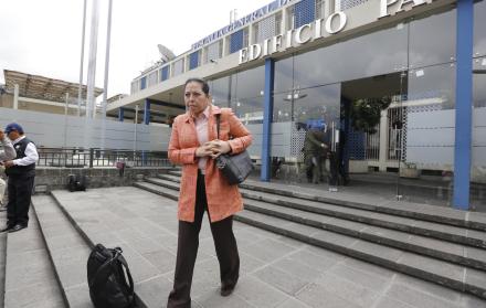 Patricia Ochoa, viuda de Gabela, ha sido durante estos años la figura más visible del caso. 