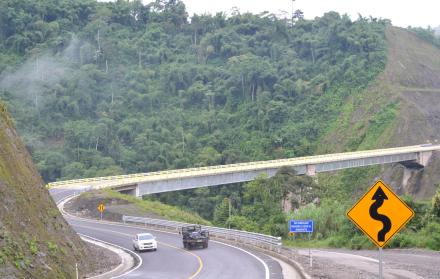 El puente Tigre, en la provincia de Napo.