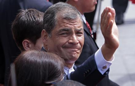Referencial. Expresidente de Ecuador, Rafael Correa.