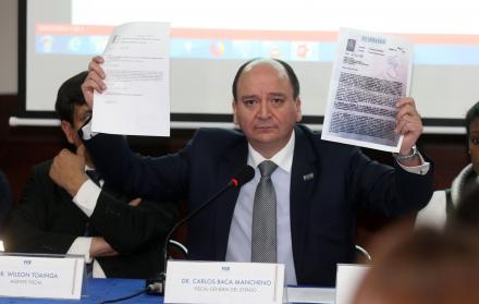 Referencial. Baca Mancheno también es investigado por su gestión como parte de la comisión 30S.