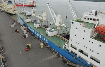 Concesión. YiportEcu administra el Puerto Bolívar desde marzo del 2017. 