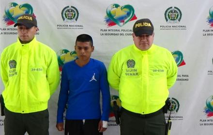 La detención fue anunciada en el puerto de Tumaco, Colombia.