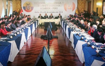 Moreno indicó que todos los programas bilaterales de comercio, cooperación, salud, inclusión, género y de investigación realizados en los últimos años, han sido posibles gracias al “seguimiento” de estos gabinetes.