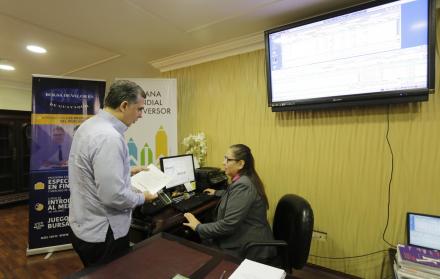 Jornada. En la Bolsa de Valores de Guayaquil (BVG) se preparan para una semana de capacitación. La participación es abierta y gratuita.