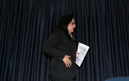 La fiscal subrogante Thania Moreno acumula denuncias en la Judicatura y dice que con ellas se busca intimidarla. Recuerda que cuando investigó otros casos pasó lo mismo. Insiste en que solo hace su trabajo y demostrará que las acusaciones en su contra no