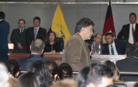 Justicia. Rivera durante las audiencias en la Corte Nacional de Justicia.