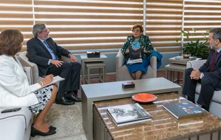 El Equipo de Seguimiento Especial de la CIDH se reunió con el canciller en funciones, Andrés Terán, el miércoles 25 de julio.