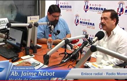 Captura de pantalla enlace radial.