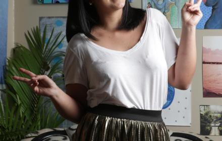 Carla Bresciani es una conocida pintora y muralista guayaquileña de 29 años, especializada en México.