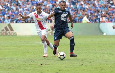 Encuentro entre Emelec y Liga de Quito el pasado 2 de diciembre.