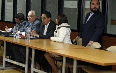 Parte de la defensa de Rafael Correa.