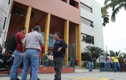 Referencial. Este es el edificio administrativo de la Universidad Estatal de Guayaquil donde se han dado algunos incidentes.