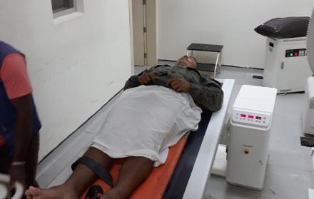 Se conoce que hay dos soldados heridos. 