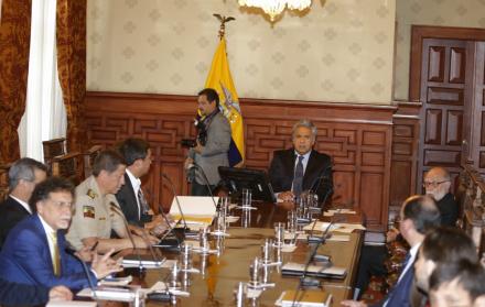 Lenín Moreno convocó en reunión al Cosepe.