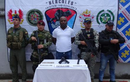 Tareas de inteligencia del Ejército permitieron su captura.