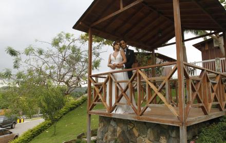 La finca San Andrés, lugar romántico y rústico, para las fotos especiales de los novios.