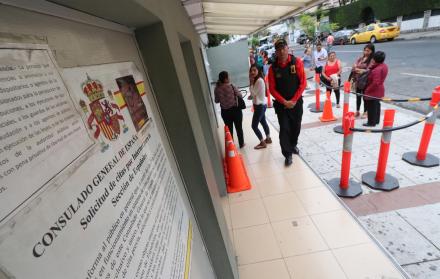 Proyección. El consulado de España amplió sus instalaciones por la demanda creciente de servicios.