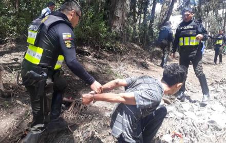 Detención del acusado de asesinato, Jackson Rangel.