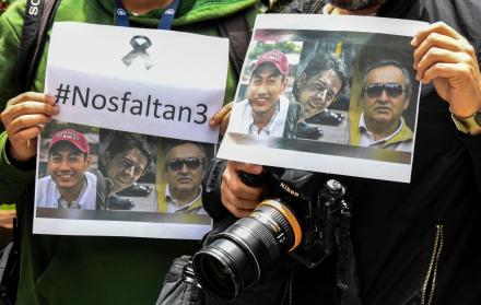 El asesinato de los tres trabajadores de El Comercio fue confirmada por Lenín Moreno el 13 de abril de 2018. 