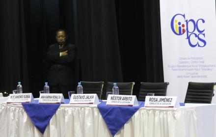 Ausencias. Jalkh y los miembros de su Consejo no asistieron a su lapidación simbólica.