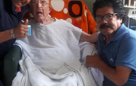 El actor fue hospitalizado por un cuadro de bronconeumonia.