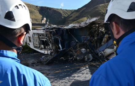 El bus se accidentó el 14 de agosto. Los pasajeros era de nacionalidad venezolana y colombiana.