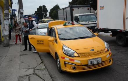 Las actividades de los taxistas se realizaron con normalidad.