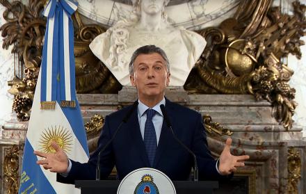 El Presidente de Argentina dijo que el tamaño del Estado se reducirá. 