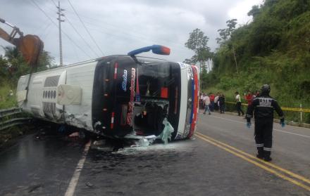 Se trata de la unidad 21 de la cooperativa Rutas Portovejenses.