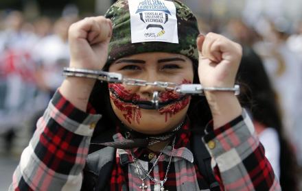Las marchas fueron convocadas por la Unión Nacional de Estudiantes de la Educación Superior, que reúne a más de 50 entidades públicas.