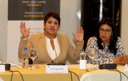 María José Carrión, presidenta de la Comisión de Fiscalización, y Silvia Salgado, que ocupó ese cargo en una legislatura anterior, fueron las artífices de la evaporación del juicio contra el exvicepresidente de la República. Juntas manejaron la sesión.