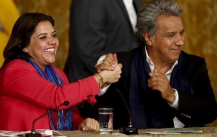 María Alejandra Vicuña es la vicepresidenta desde enero del 2018.