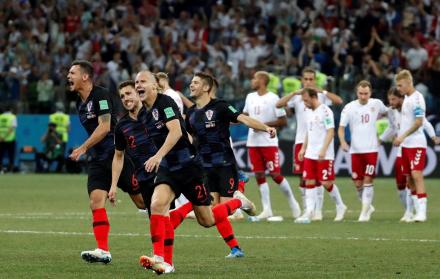 Ivan Rakitić marcó el penal de la victoria para Croacia.