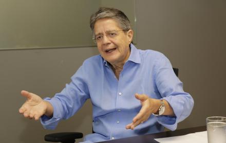 Guillermo Lasso, excandidato presidencial, informó que su movimiento va a continuar en la “lucha” para que el juicio político a Glas continúe.