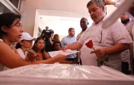 Marcos Calarcá, candidato a la Cámara de Representantes por el partido FARC.