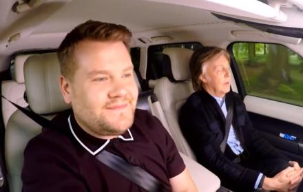 Paul McCartney hace historia en el Carpool Karaoke de Corden más emotivo 