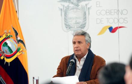 Moreno dijo que son “alta prioridad nacional” y ratificó que “vamos a hacer que Javier, Paúl y Efraín regresen con vida”.