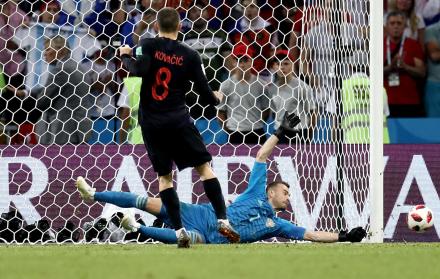 Croacia volvió a avanzar gracias a los penales, al igual que en los octavos de final ante Dinamarca.