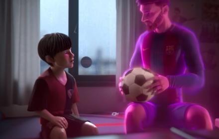 El camino de Messi hacia la gloria en animación