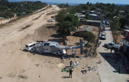 El siniestro dejó a otros 15 heridos, dijo la Fiscalía General de Oaxaca en un comunicado. La tripulación del helicóptero no sufrió daños.