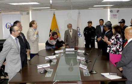 Trabajo. Los vocales del Consejo de Participación Ciudadana al momento están evaluando a seis autoridades.