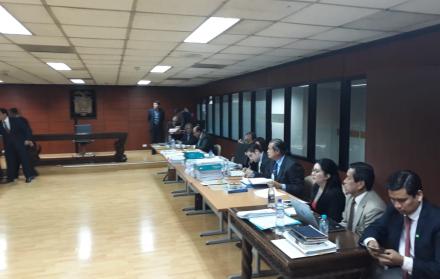 La diligencia tuvo lugar en la Corte Nacional de Justicia.