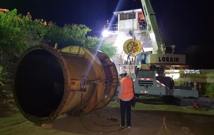 El corte se cumplió tal como se había establecido y desde las 20h00 de ayer el sector se quedó sin líquido vital.