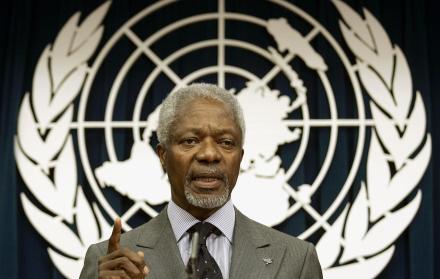 Annan fue el primer secretario general de la ONU originario de África subsahariana. 