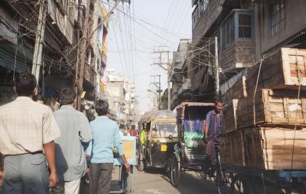India. Una calle en Patna, Bihar, donde se ha disparado el secuestro de hombres en los últimos meses.