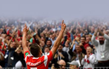 Referente. Denis Cheryshev, atacante de la selección rusa, se ha convertido en el emblema de su combinado gracias a su buen juego y anotaciones.