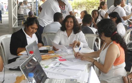 Inscripción de candidaturas por la provincia del Guayas.